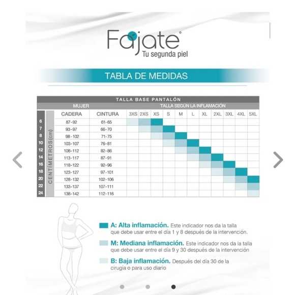 Fajate 100% made in colombia woman body shaper 05066 - Picture 5 of 7
